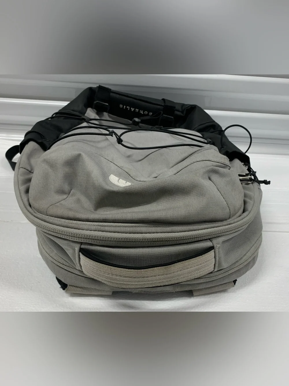 The North Face Borealis FlexVent Backpack Gray/Black 16